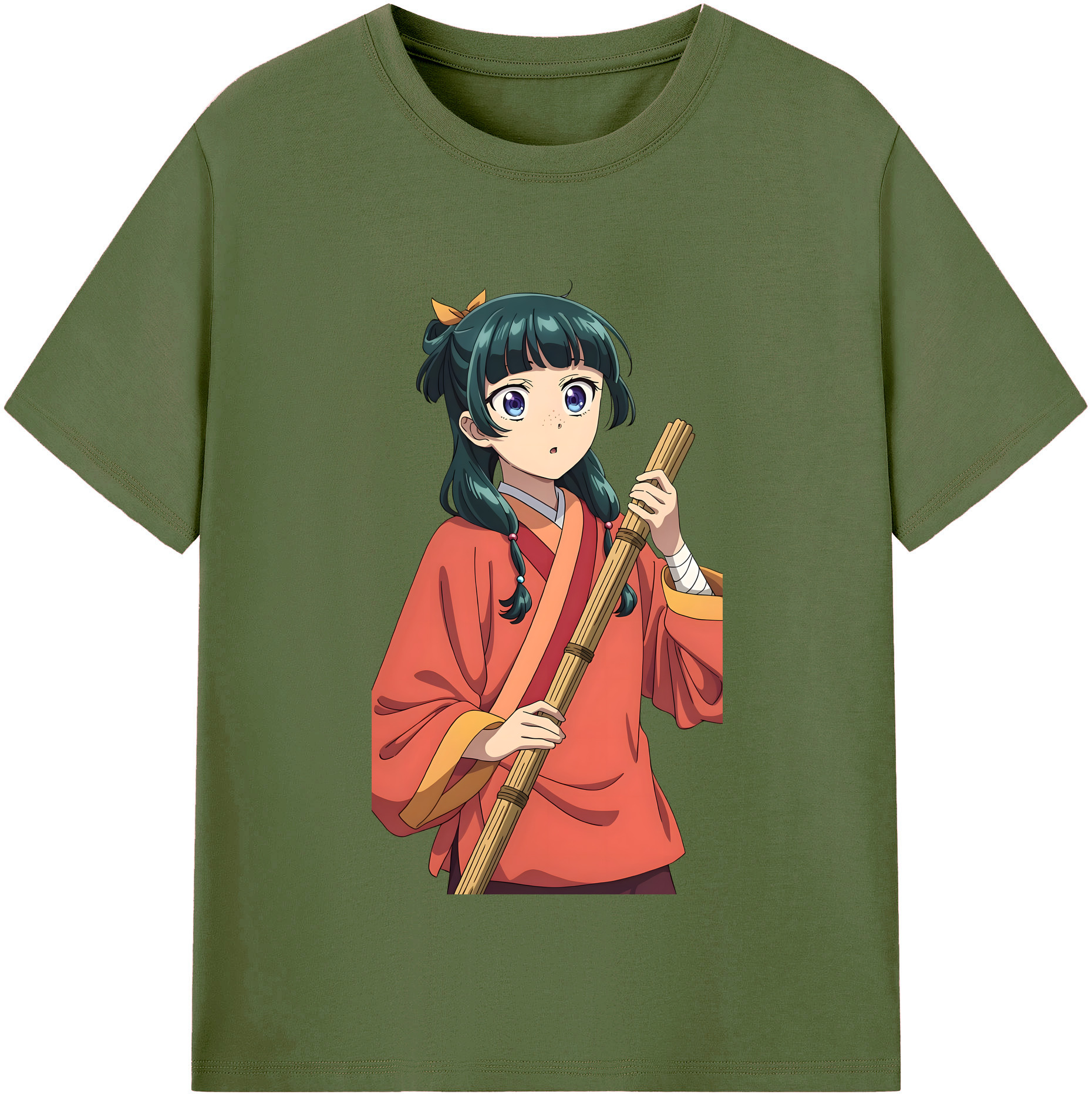 （画像用） 薬屋のひとりごと The Apothecary Diaries 綿100％半袖Tシャツ（フロントプリント）